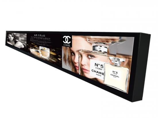 23.1 Inch LCD Display Digital Signage For Beauty Cosmetic Shop Ultra Wide Bar type 