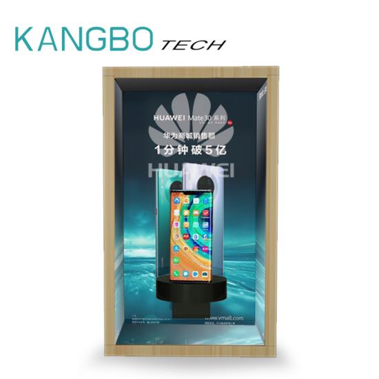 AR Transparent Screen Show Case Pattern Logo Customized For Watch Jewellery Cellphone 